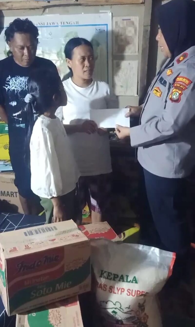 Polri Hadir untuk Mimpi Agista, Santunan dan Buka Puasa Bersama Penuh Haru di Ciledug
