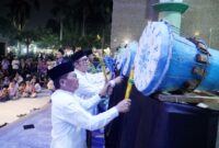 Walikota dan Wakil Walikota Tangerang Takbiran Bersama Warga di Al-A’Zhom.
