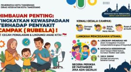[ILUSTRASI] Waspada Penyebaran Penyakit Campak di Kota Tangerang