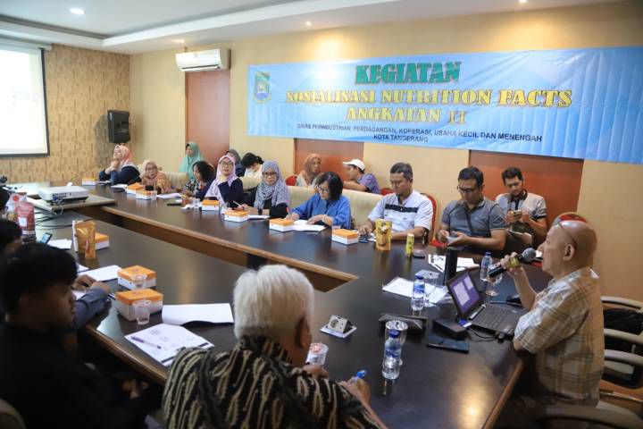 Disindagkop UKM Kota Tangerang Buka Program Fasilitasi Nutrition Fact Gratis bagi UMKM
