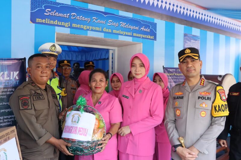 Pastikan Kesiapan Ops Ketupat Jaya 2026, Kapolres Metro Tangerang Kota Monitoring Pos Pengamanan.