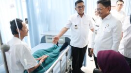 Walikota Tangerang Dampingi Gubernur Banten Tinjau RSUD Kota Tangerang.