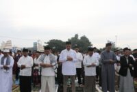 Sholat Ied di Kramatwatu, Najib Hamas Ajak Lanjutkan Kebaikan Selama Ramadhan