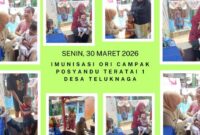 Cegah Penyebaran Campak, Imunisasi ORI Rutin Dilaksanakan di Teluknaga