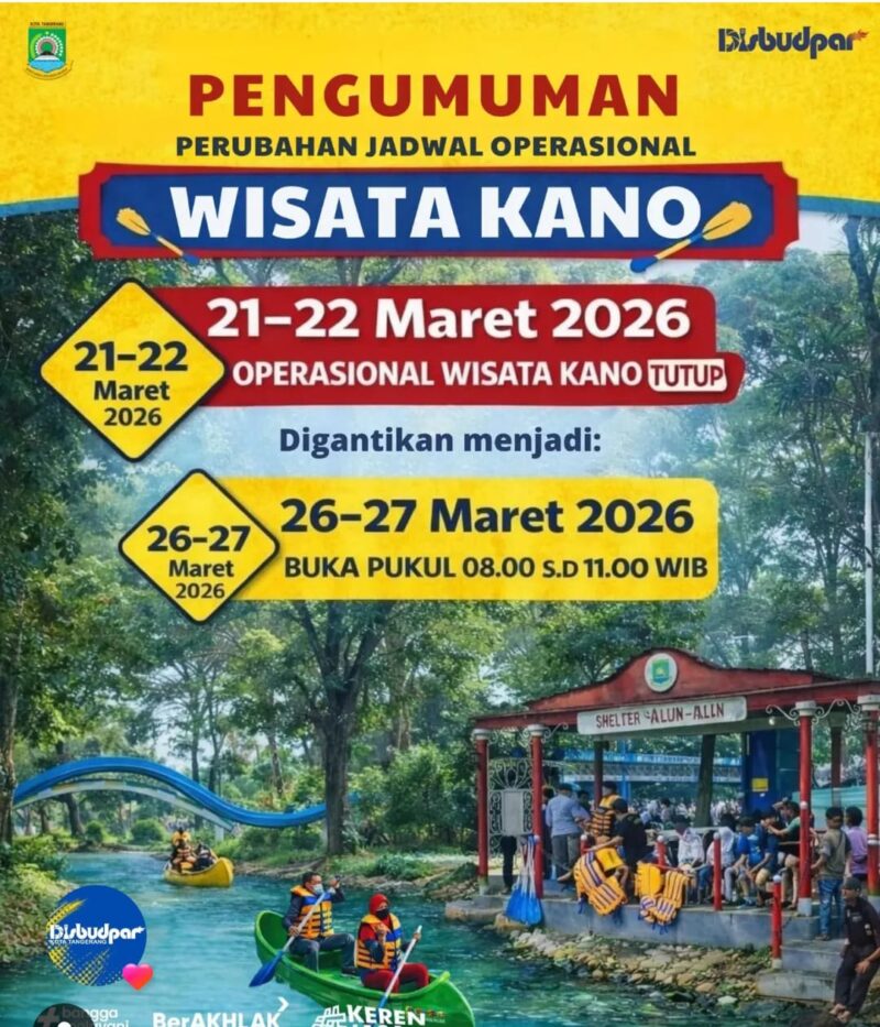 Disbudpar Kota Tangerang Pasca Hari Raya Idul Fitri Sediakan Wisata Kono
