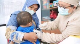 Dinkes Kota Tangerang Sosialisasikan Langkah Penanganan Campak di Rumah