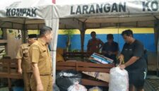 Kelurahan Larangan Utara Gencarkan Aksi Korve dan Optimalisasi Bank Sampah
