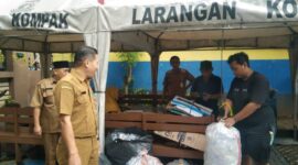 Kelurahan Larangan Utara Gencarkan Aksi Korve dan Optimalisasi Bank Sampah