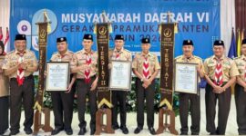 Kwarcab Pramuka Kota Tangerang Tunjukkan Eksistensi, Raih Sejumlah Penghargaan di Banten