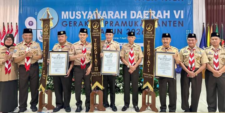 Kwarcab Pramuka Kota Tangerang Tunjukkan Eksistensi, Raih Sejumlah Penghargaan di Banten