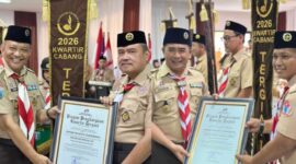 Kwarcab Pramuka Kota Tangerang Raih Penghargaan