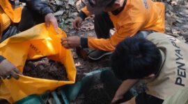 DLH Kota Tangerang Intensifkan Pemasangan Biopori di RTH Jalan Benteng Betawi