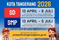 Pemkot Tangerang Permudah Akses Pendidikan Dasar melalui Pra SPMB SD 2026