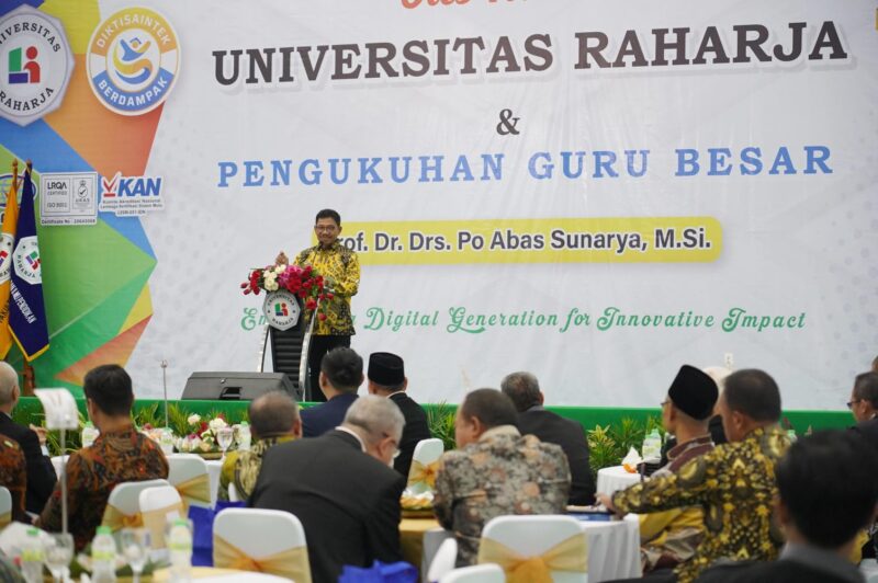 Dies Natalis Raharja, Wali Kota Tangerang Peran Strategis PTS
