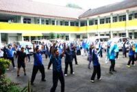 Dinkes Kota Tangerang Gelar Bugar Movement, Diikuti seluruh Pegawai