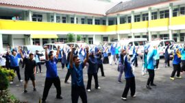 Dinkes Kota Tangerang Gelar Bugar Movement, Diikuti seluruh Pegawai