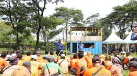 Jelang Kemarau dan El Nino, DLH Kota Tangerang Latihan Penanggulangan Kebakaran di TPA Rawa Kucing
