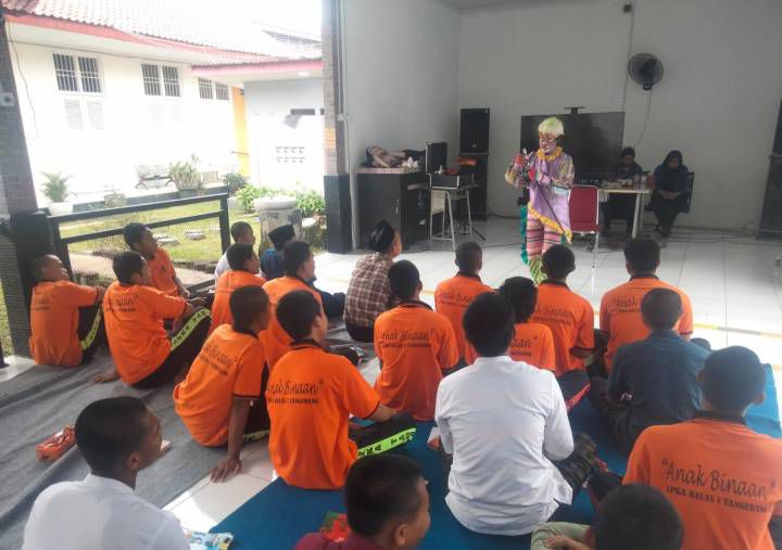 Lewat Story Telling, DPAD Kota Tangerang Bangun Literasi Anak Binaan Lapas
