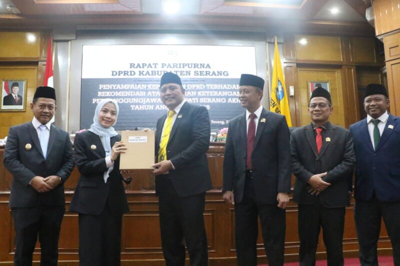 DPRD Rekomendasikan LKPJ 2025, Bupati Serang Jadikan Catatan Pedoman Perbaikan
