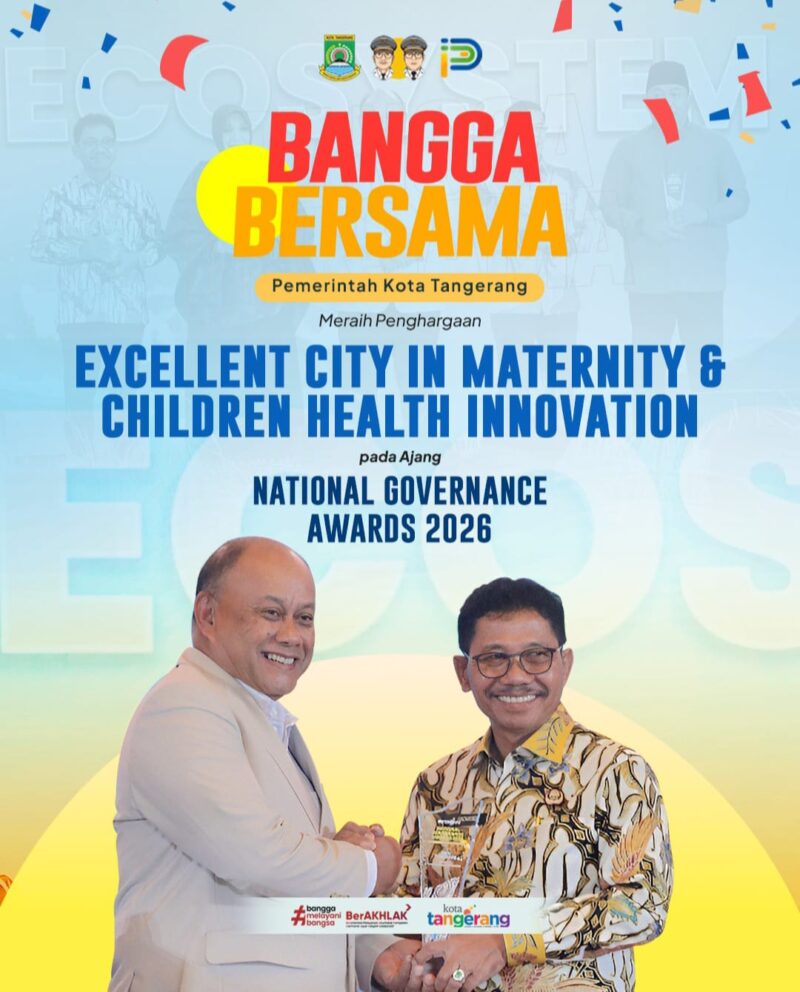 Dinkes Kota Tangerang Raih Penghargaan Nasional Kesehatan Ibu dan Anak