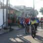 Camat Larangan Bersama Anggota Dewan Gelar Aksi Gowes Keliling Wilayah
