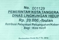 Diduga Pungli Berkedok Retribusi Sampah, PKL Dipungut Rp20 Ribu Mengatasnamakan DLH Kota Tangerang