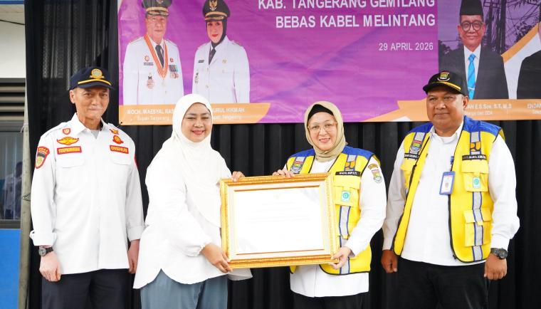 Tata Kota Lebih Rapi, Wabup Tangerang Relokasi Kabel ke Bawah Tanah
