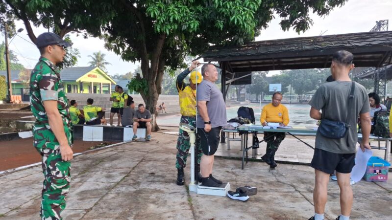 Korem 052/Wijayakrama Gelar Tes Kesamaptaan Jasmani Periodik I Tahun 2026