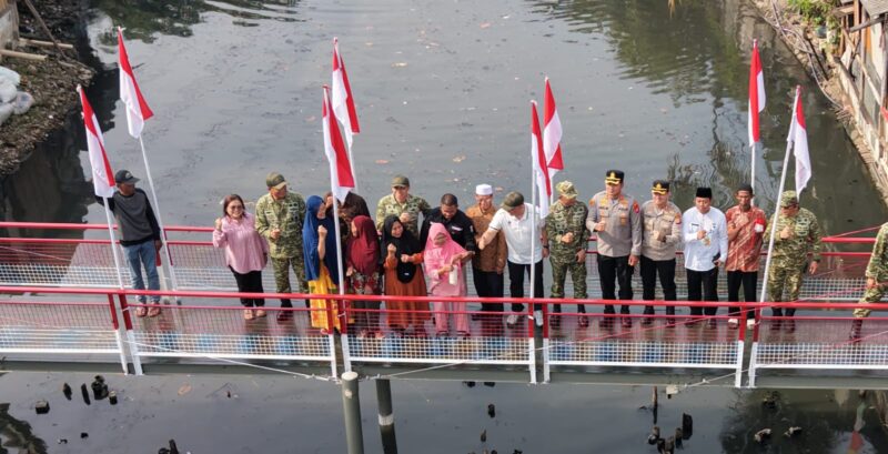 Pangdam Jaya Resmikan Jembatan Garuda dan Program Gentengisasi di Sunter Agung