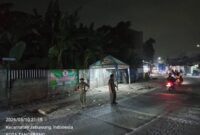 Trantib Jatiuwung Patroli Dini Hari, Awasi Depo Sampah dan Ketertiban Wilayah