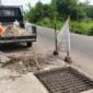 DBMSDA Kabupaten Tangerang Perbaiki Penutup Manhole Rusak di Sejumlah Ruas Jalan