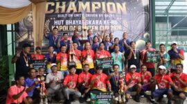 Kapolda Banten Raih Juara 2 Kejuaraan Tenis Kapolda Cup dalam Semarak Hari Bhayangkara ke-80
