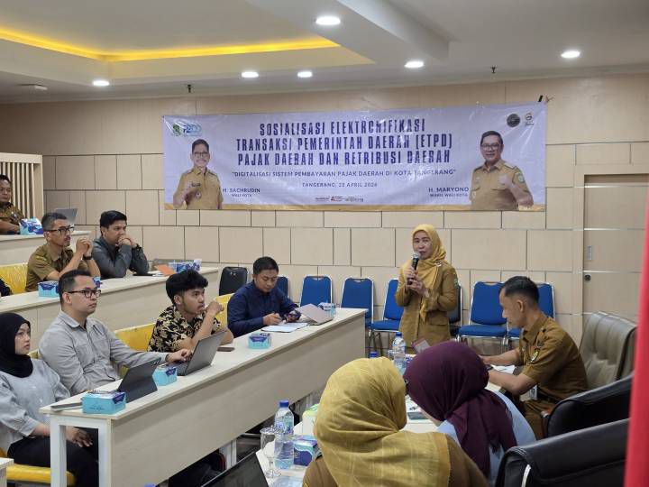 Bapenda Kota Tangerang Perluas Sosialisasi ETPD untuk Perkuat Transaksi Digital 