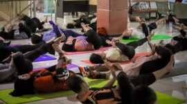 Dispora Kota Tangerang Rutin Gelar Kelas Yoga Gratis, Dorong Masyarakat Hidup Sehat