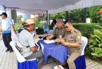 Satgas Langit Biru Terus Bergerak, Ratusan Kendaraan Ikuti Uji Emisi Gratis