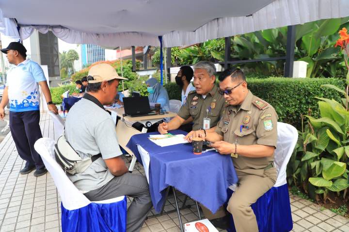 Satgas Langit Biru Terus Bergerak, Ratusan Kendaraan Ikuti Uji Emisi Gratis