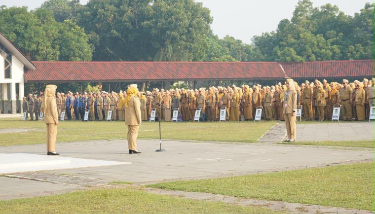 Pimpin Apel ASN, Wabup Intan Tekankan Disiplin dan Profesionalisme Pelayanan Publik