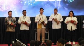 Didampingi Andra Soni dan Maesyal Rasyid, Wapres Gibran Resmikan Genius Research Expo 2026