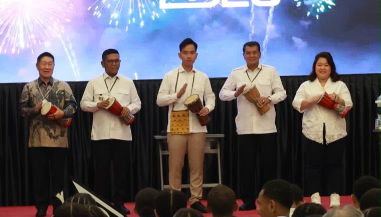 Didampingi Andra Soni dan Maesyal Rasyid, Wapres Gibran Resmikan Genius Research Expo 2026