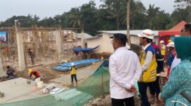 Andra Soni Tinjau Pembangunan Sekolah Rakyat Pandeglang, Optimis Rampung Tepat Waktu