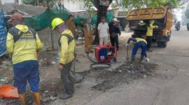 Pemkot Tangerang Kebut Perbaikan Jalan Adam Malik di Kecamatan Larangan