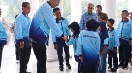 Lepas Kontingen Atlet, Sekda Zaldi Target Raih Juara POPDA dan PEPARPEDA 2026