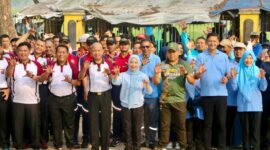 Corve Bareng Kapolda Banten, Bupati Serang Ajak Warga Peduli Lingkungan Bersihkan Sampah