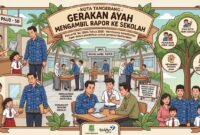Lewat Gerakan Ayah Mengambil Rapor, Pemkot Tangerang Perkuat Peran Keluarga dalam Pendidikan