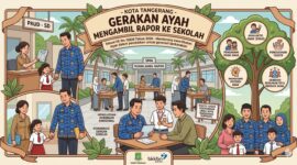Lewat Gerakan Ayah Mengambil Rapor, Pemkot Tangerang Perkuat Peran Keluarga dalam Pendidikan