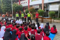 Police Goes to School, Satlantas Polres Metro Tangerang Kota Edukasi Keselamatan Berlalu Lintas kepada Pelajar SD