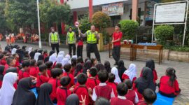 Police Goes to School, Satlantas Polres Metro Tangerang Kota Edukasi Keselamatan Berlalu Lintas kepada Pelajar SD