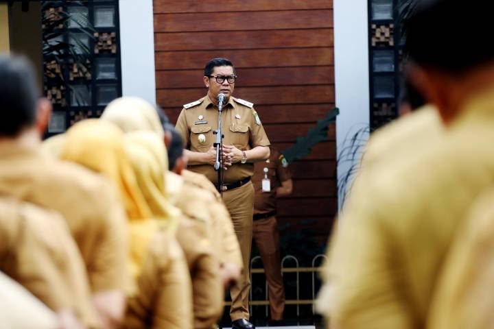 Pimpin Apel Pagi, Maryono Minta Perangkat Daerah Tingkatkan Kinerja di Semester II 2026