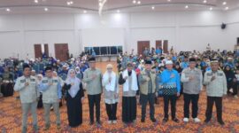 Sekda Kabupaten Tangerang Sambut Kepulangan Jamaah Haji Kloter 12 JKB