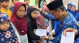 Sambut 1 Muharram 1448 H, Kecamatan Jatiuwung Santuni Puluhan Anak Yatim